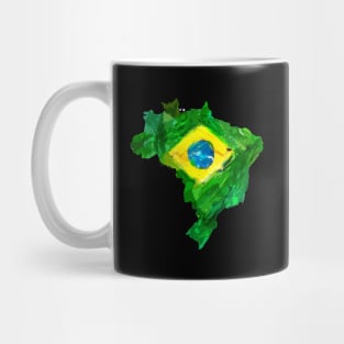 Brazil Map Mug